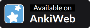 Available on AnkiWeb